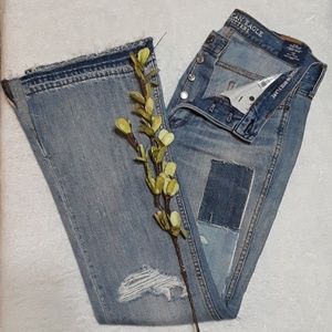 AEO Denim Vintage Hi-Rise Flare Jeans Size 10